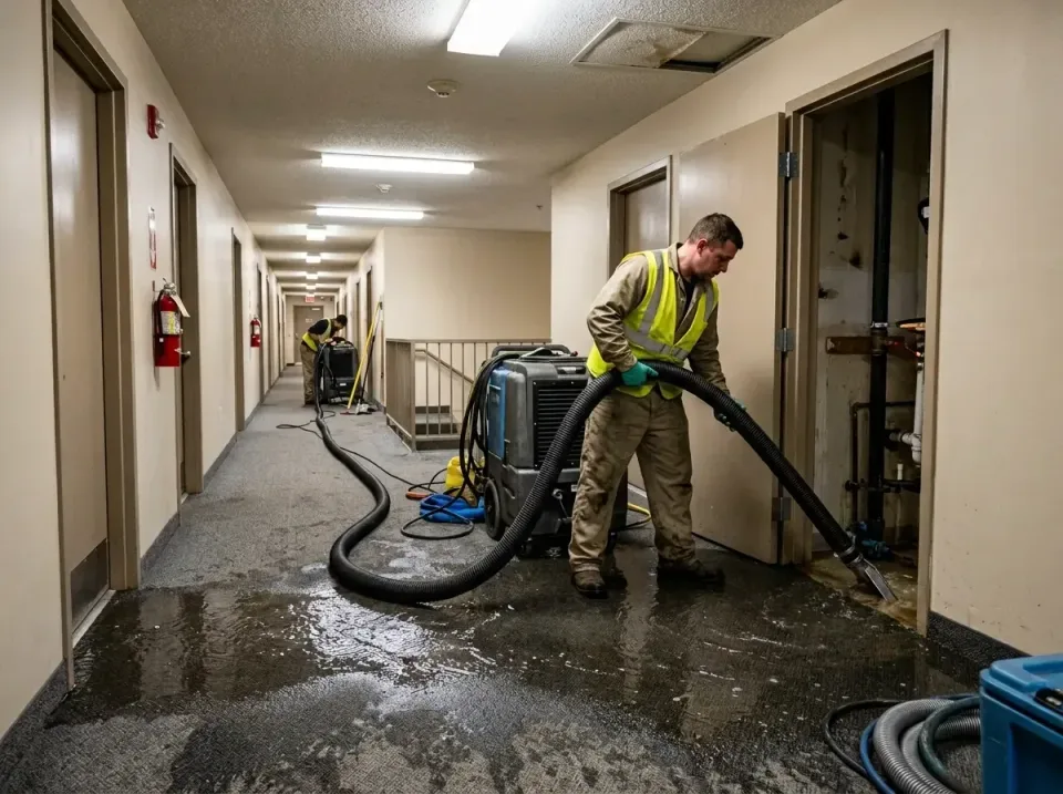 multi-unit-apartment-hallway-f-005 — frequently asked questions, Emergency Burst Pipe Water Extraction & Removal in Upper Gr…